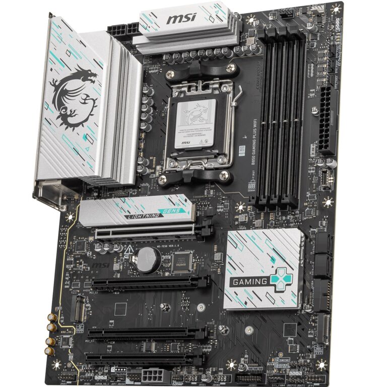 MSI B850 GAMING PLUS WIFI AM5 DDR5 8200(OC) M.2 5G Lan DP Wifi 7 ATX - B850 GAMING PLUS WIFI