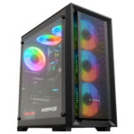 Rampage VOYAGER 750W 80+ BRONZE RGB ATX Mid-T Gaming Oyuncu Kasası (Siyah) - Bbi.Isl.Kas.Kas.0104