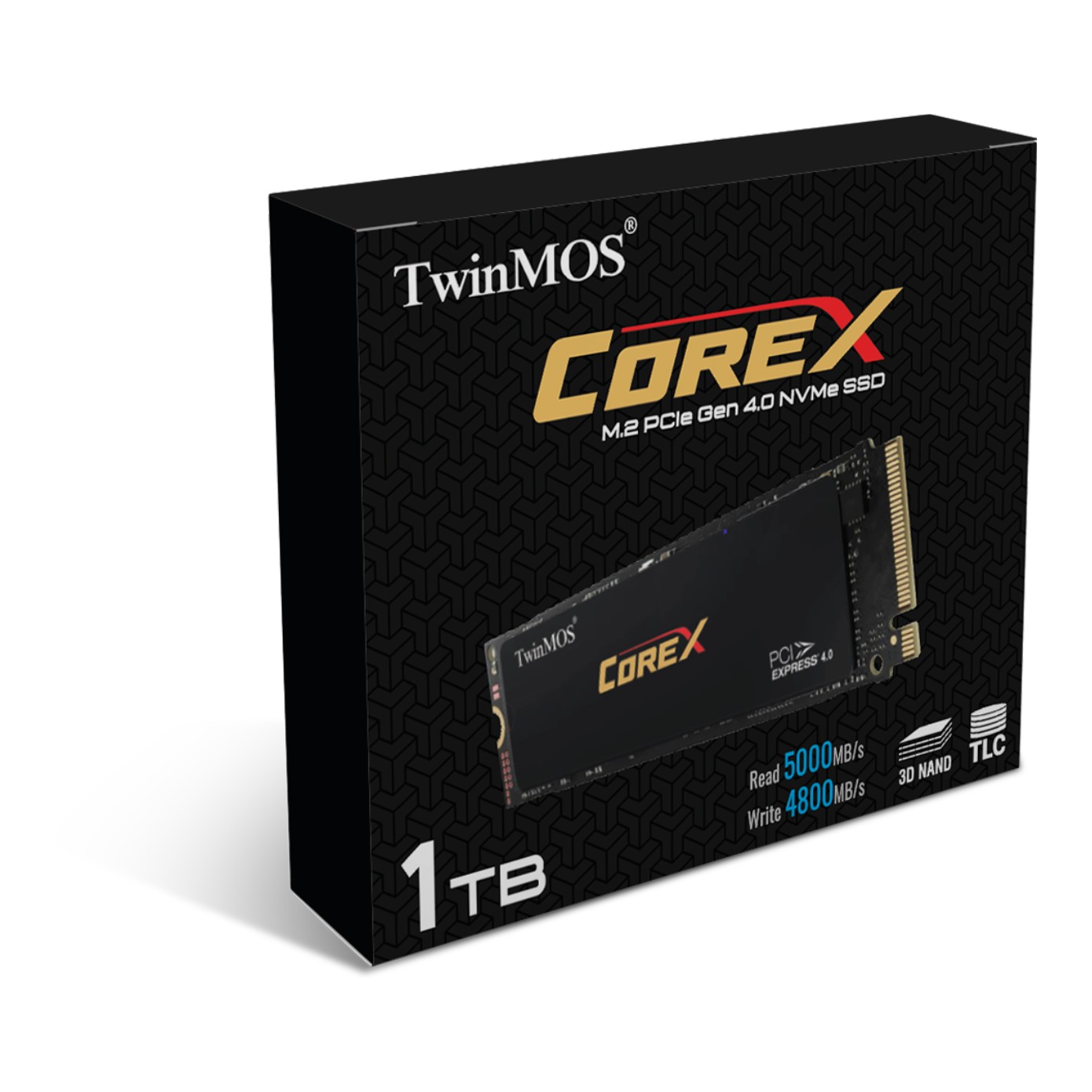 TwinMOS 1TB M.2 PCIe Gen4 NVMe SSD (5000-4800Mb/s) TLC 3DNAND- NVCX1TBG42280 TwinMOS 1TB M.2 PCIe Gen4 NVMe SSD (5000-4800Mb/s) TLC 3DNAND - NVCX1TBG42280