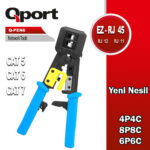 QPORT RJ45 - RJ11- RJ12 YENİ NESİL EZ-RJ45 PENSE (Q-PEN6) - Q-PEN6