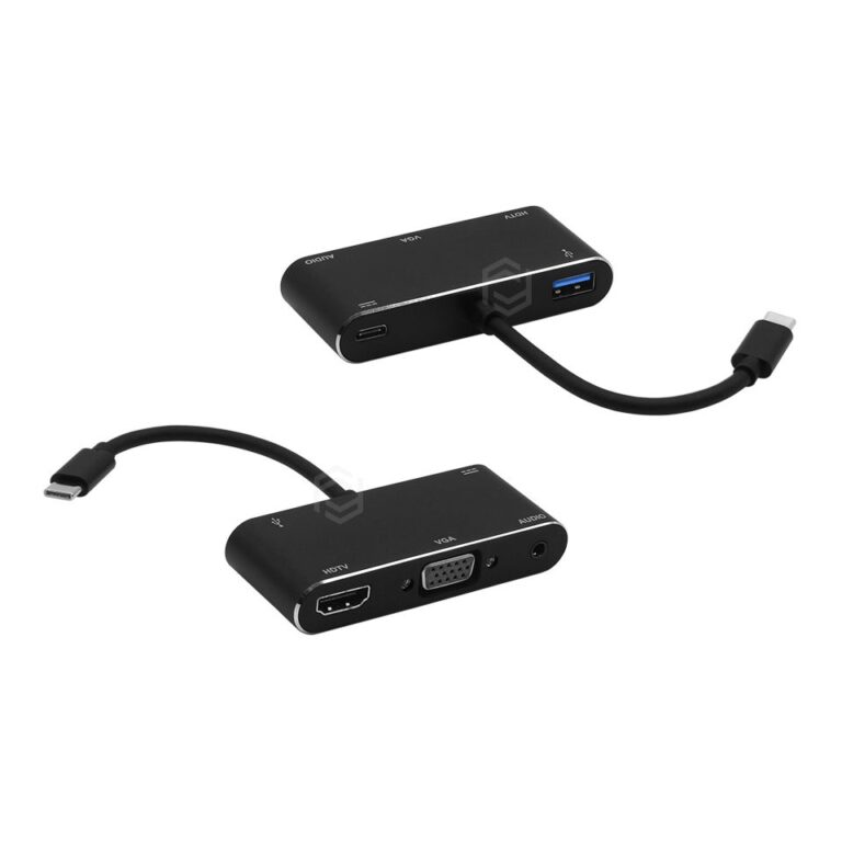 Frisby FA-7664TC USB Type-C to HDMI/VGA/Ses+USB3.0 Çevirici - FA-7664TC