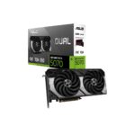 12 GB ASUS DUAL-RTX5070-O12G RTX 5070 GDDR7 192bit OC 1xHDMI 3xDP EKRAN KARTI / 90YV0M17-M0NA00-KAR62829 - Görsel 2
