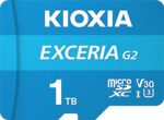 KIOXIA 1TB EXCERIA G2 MICRO SDXC U1 V30 4K 100/50 - LMEX2L001TG2