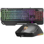 Rampage KM-R96 ELEMENTAL Q RGB Multmedia Klavye+7200dpi Mouse Gaming Set Siyah - Bbi.Isl.Klv.Susb.0009