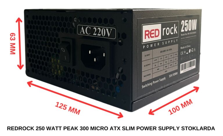 REDROCK RR-SFX250AGX 250W Slim Power Supply - 36212