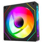 Rampage 7C-120S 120*120*25mm Double Ring Aynalı ARGB Kasa Fanı (Siyah) - Bbi.Isl.Kas.Fan.0008