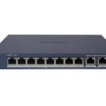 HIKVISION DS-3E1310P-EI/M 10 Port Mbit 8 Port PoE 60W 2xGbit Uplink Desktop Yönetilemez Metal Kasa Switch - 39206