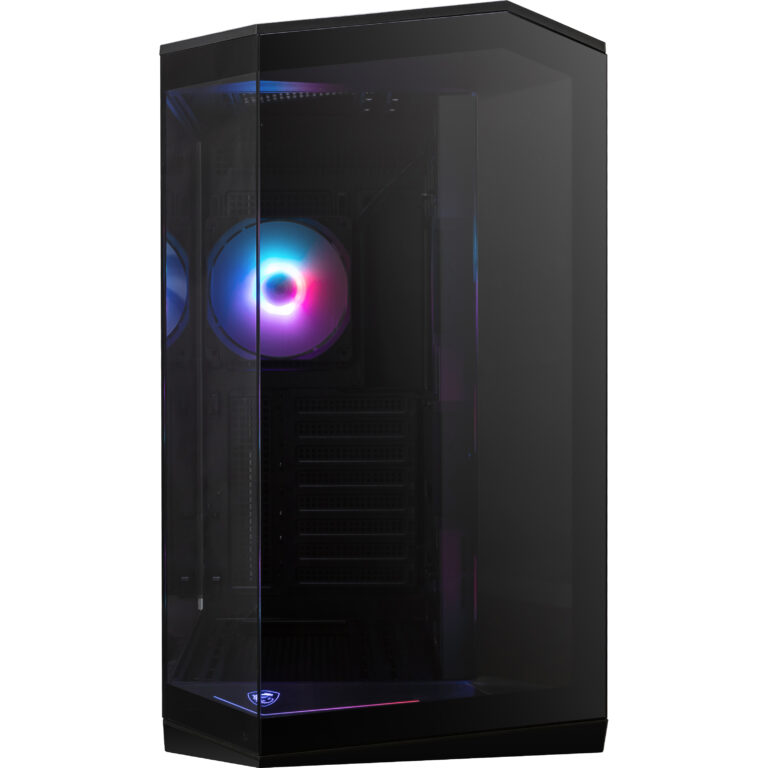 MSI MAG PANO 100R PZ 4x120mm Fan Temperli Cam PSU Yok ATX Panoramik - MAG PANO 100R PZ