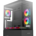 DARK DKCHDIAMONDPRO Diamond PRO Powersız Siyah Tempered Glass Mid Tower ATX Kasa - 40561