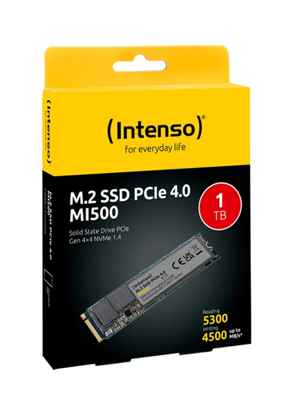 Intenso MI500 1TB M.2 5300MBs/4500MB/s PCIe NVMe 4.0 x4 (3836460)- Bbi.Isl.Dep.Dsd.0138 Intenso MI500 1TB M.2 5300MBs/4500MB/s PCIe NVMe 4.0 x4 (3836460) - Bbi.Isl.Dep.Dsd.0138