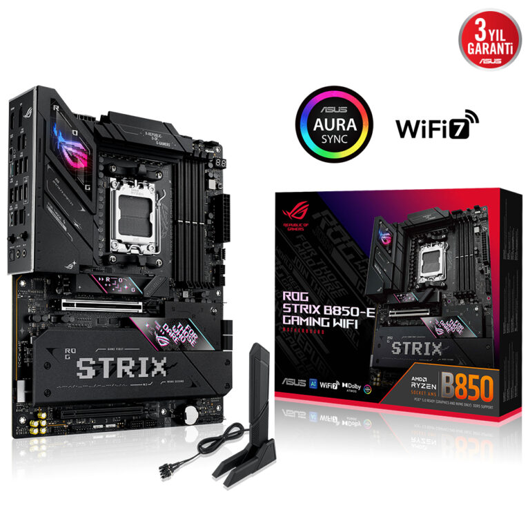 Asus ROG STRIX B850-E GAMING WIFI AM5 DDR5 8000(OC) USB 5xM2 HDMI DP WIFI7 ATX - 90MB1J60-M0EAY0