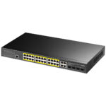 CUDY GS2028PS4-300W 28 Port Gbit 24 Port PoE+ 300W 4xCombo Uplink Yönetilebilir (L2) Switch - 34513