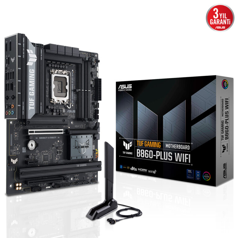Asus TUF GAMING B860-PLUS WIFI DDR5 1851P DP HDMI 3xM2 RGB BT WiFi 7 ATX - 90MB1JL0-M0EAY0