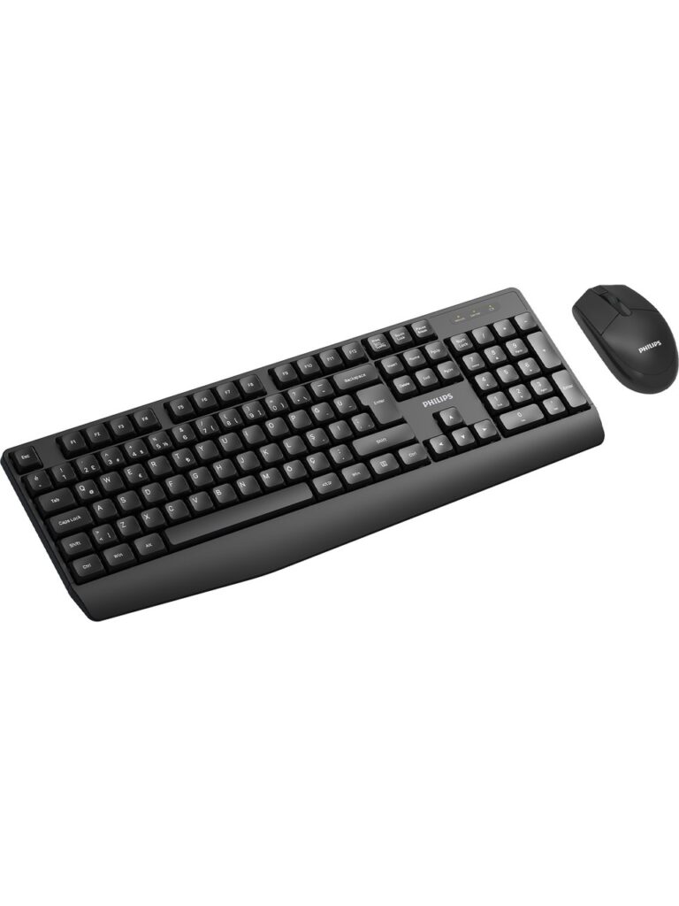 PHILIPS SPT6337 Q Türkçe Kablosuz Siyah Klavye+ Mouse - 39236