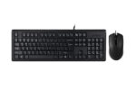 A4 TECH KR-9276 Q Türkçe USB Standart Siyah Klavye+ Mouse - 21837