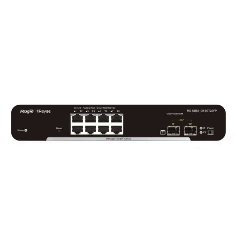 Ruijie Reyee RG-NBS3100-8GT2SFP  8port Gigabit  +2SFP L2 Yönetilebilir Switch - RG-NBS3100-8GT2SFP