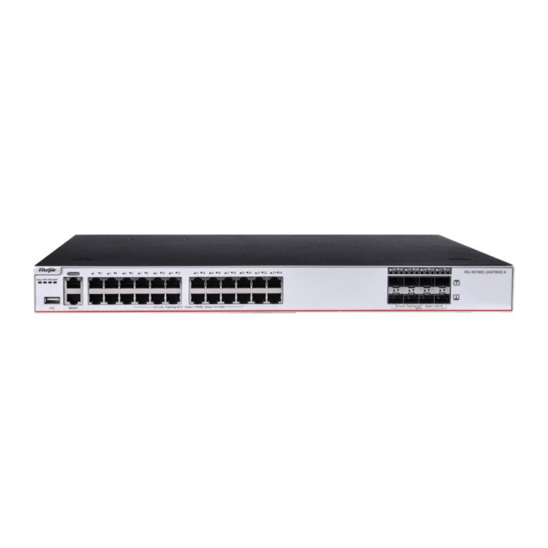 RUIJIE RG-S5760C-24GT8XS-X 24-Port 1GE RJ45 8X10G SFP L-3 Yönetilebilir Switch - RG-S5760C-24GT8XS-X