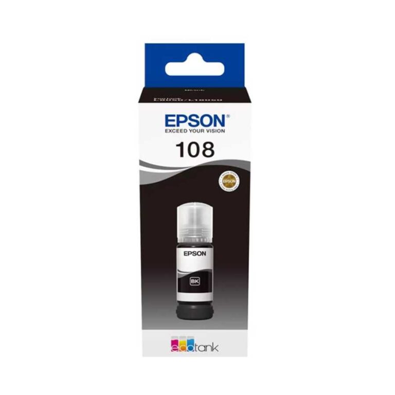 EPSON C13T09C14A (108) EcoTank Siyah Şişe Mürekkep - C13T09C14A