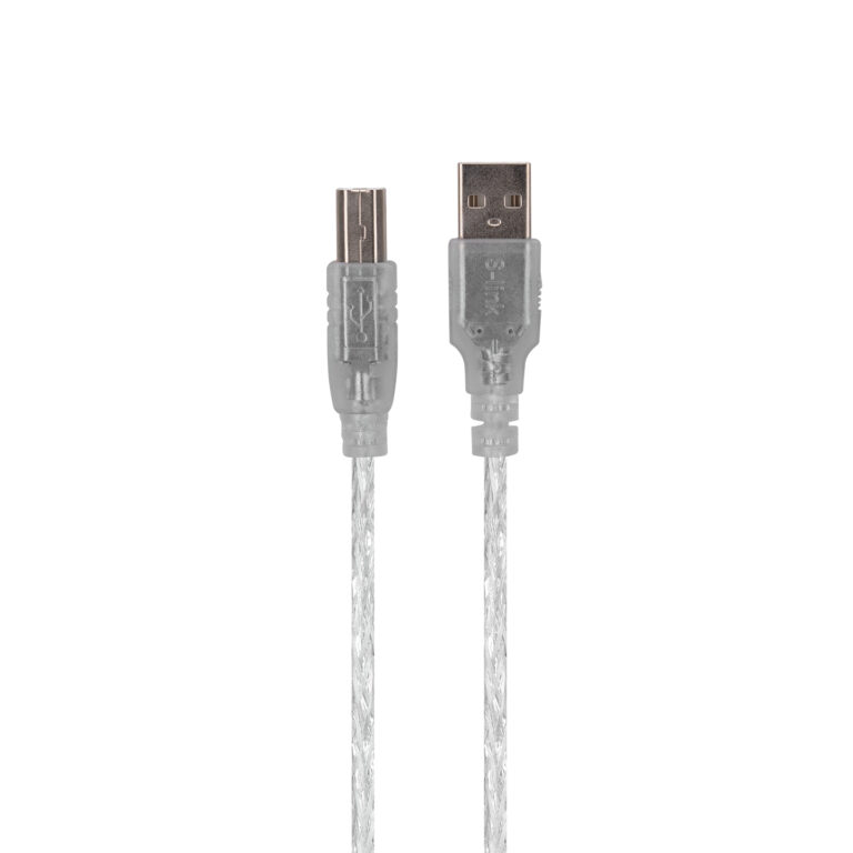 S-link SL-U2015 Usb2.0 1.5m Şeffaf Yazıcı Kablosu - Aks.Kab.Yaz.0005