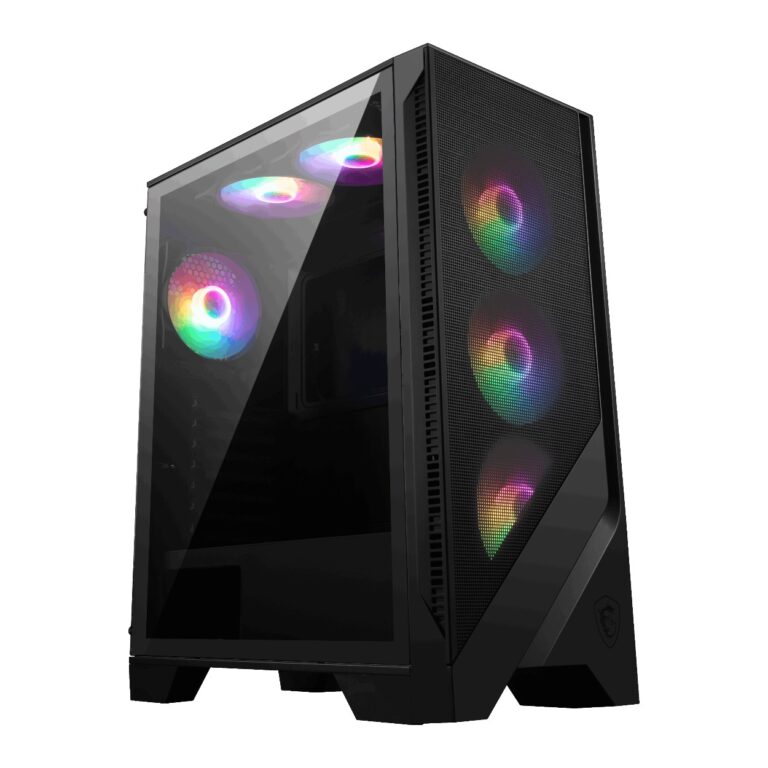 MSI MAG FORGE 120A AIRFLOW TEMPERLİ CAM 6 X120MM AUTO RGB FAN ATX GAMING KASA - MAG FORGE 120A AIRFLOW