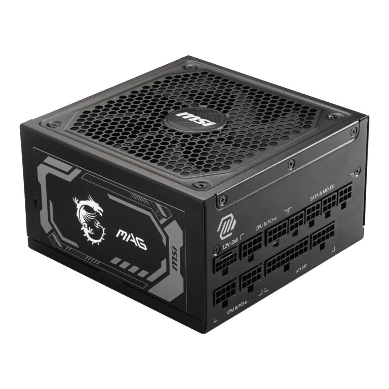 MSI MAG A1250GL PCIE5 1250W 80+ GOLD POWER SUPPLY - MAG A1250GL PCIE5
