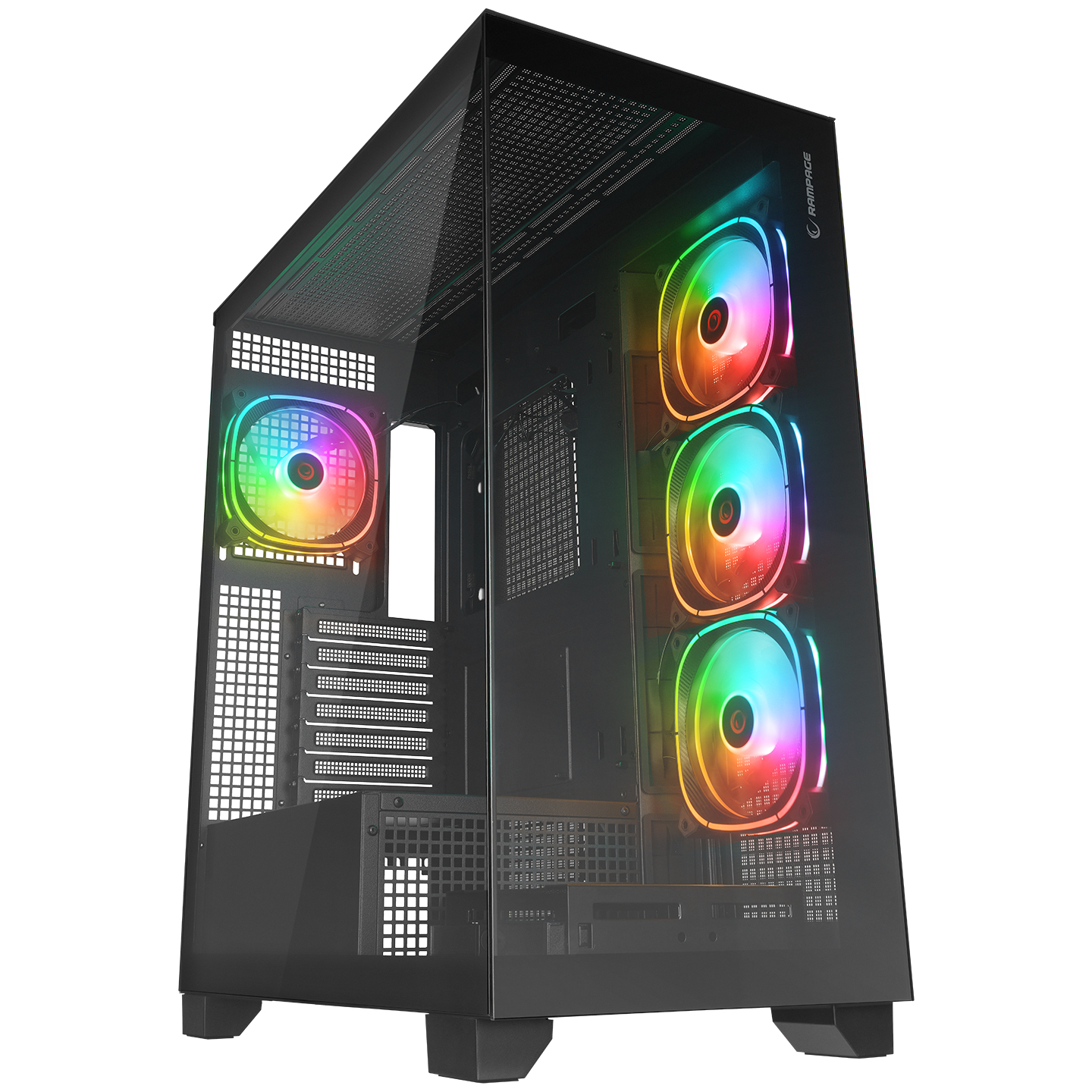 Rampage HYDRA V1 ARGB Fan+Hub Type-C E-ATX Siyah Exclusive Gaming Oyuncu Kasası- Bbi.Isl.Kas.Kas.0106 Rampage HYDRA V1 ARGB Fan+Hub Type-C E-ATX Siyah Exclusive Gaming Oyuncu Kasası - Bbi.Isl.Kas.Kas.0106