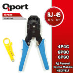 QPORT RJ45 - RJ11- RJ12 PENSE - MAKAS HEDİYELİ (Q-PEN5) - Q-PEN5