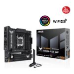 ASUS TUF GAMING B850M-PLUS WIFI AM5 DDR5 8000 WiFi 6E+BT AURA RGB 2.5GLAN mATX / 90MB1IY0-M0EAY0-KAR61948 - Görsel 2