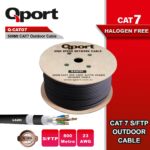 Qport 500 Metre Q-CATO7 LSOH Halogeen Free Cat7 Kablo - Q-CATO7