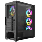 FRISBY FC-9385G 550W 4X RGB MESH GAMING KASA / FC-9385G-KAR62721 - Görsel 2