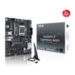 ASUS A620M-F GAMING WIFI AM5 DDR5 8000 HDMI 2xM2 WiFi6E+BT AURA RGB 2.5GLAN mATX / 90MB1KT0-M0EAY0-KAR62376 - Görsel 2