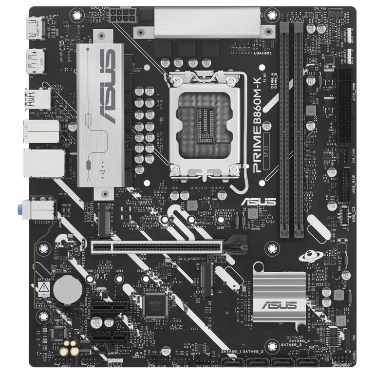 Asus PRIME B860M-K DDR5 1851P DP HDMI 2xM2 RGB mATX - 90MB1JT0-M0EAY0