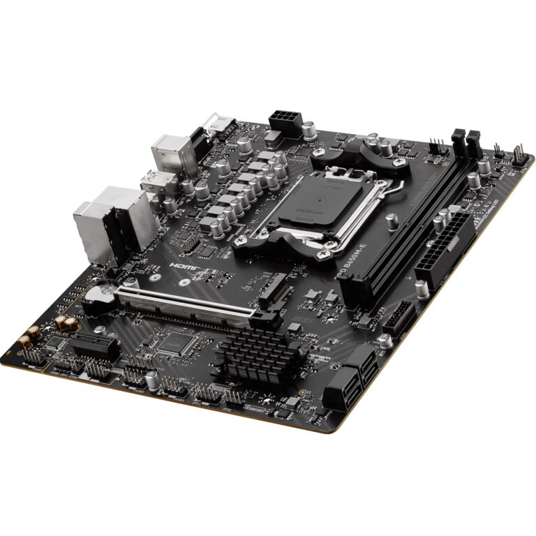 MSI PRO B650M-E AM5 DDR5 6800(OC) HDMI VGA M.2 USB3.2 2.5GLan mATX - PRO B650M-E