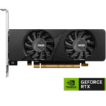 MSI 6GB GEFORCE RTX 3050 LP E 6G OC GDDR6 96Bit PCIE 4.0 2xHDMI DP - GEFORCE RTX 3050 LP E 6G