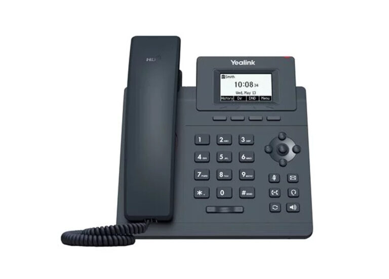 Yealink SIP-T30P 2.3" Siyah-Beyaz LCD Ekran HD Ses PoE IP Telef (10/100