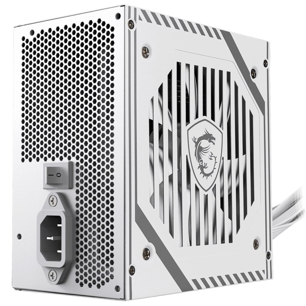 MSI MAG A650BNL WHITE 650W 80+Bronze 120mm Power Supply - MAG A650BNL WHITE