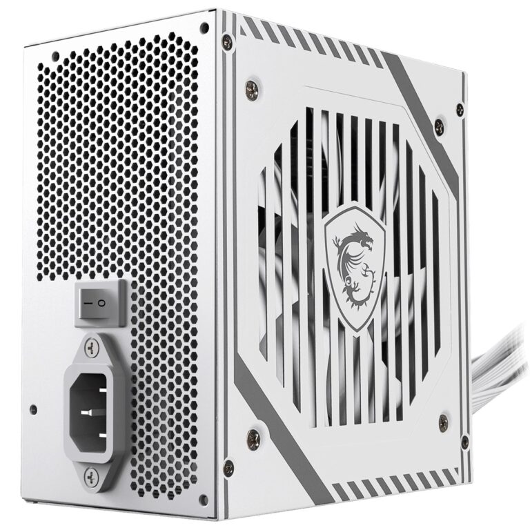 MSI MAG A650BNL WHITE 650W 80+Bronze 120mm Power Supply - MAG A650BNL WHITE