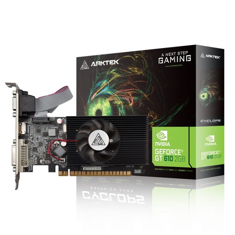 Arktek GT610 2GB 64Bit DDR3 HDMI/DVI/VGA PCI 2.0 Ekran Kartı - Bbi.Isl.Ekr.Nvd.0209