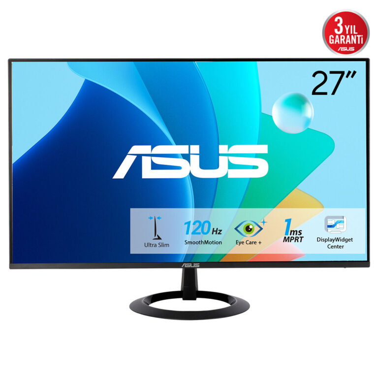27" Asus VZ279HG 1ms 120Hz IPS VGA HDMI Vesa Monitör - VZ279HG