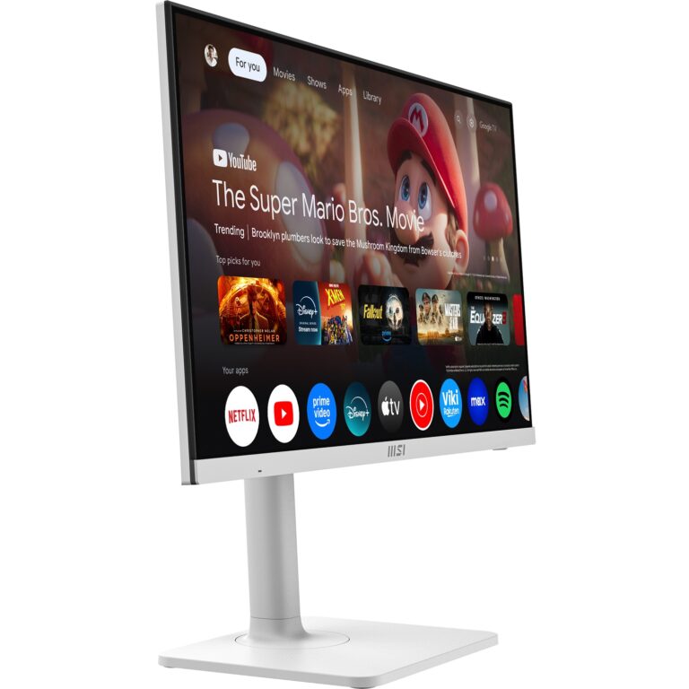 27" MSI MODERN MD272UPSW 1ms 60Hz 3840x2160 IPS HDMI DP Type-C Pivot Beyaz Monit - MODERN MD272UPSW