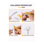 TRKLink TRK-E-03 Cat5-6 Kablo Ayırıcı ve Düzenleyici / TRK-E-03-KAR64995 - Görsel 3