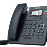 Yealink SIP-T31G 2.3" Siyah-Beyaz LCD Ekran HD Ses PoE IP Telefon (Gig. Eth) - Kur.Yaz.Oem.0022