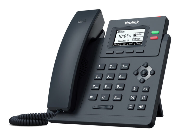 Yealink SIP-T31G 2.3" Siyah-Beyaz LCD Ekran HD Ses PoE IP Telefon (Gig. Eth) - Kur.Yaz.Oem.0022