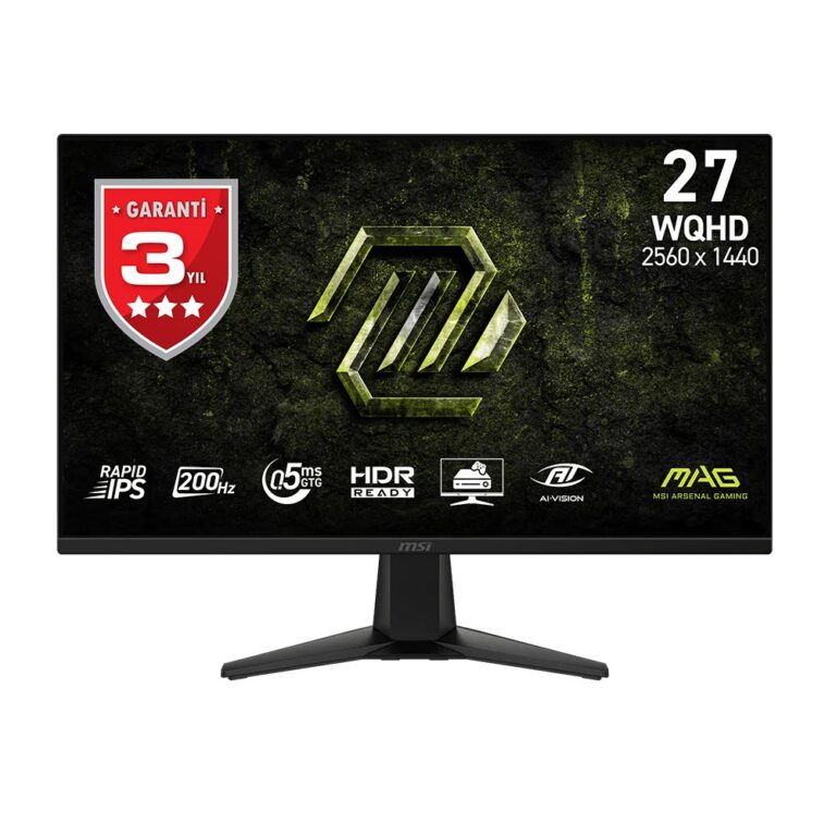27" MSI MAG 275QF E20 0.5ms 200Hz 2560x1440 2xHDMI DP IPS Flat Gaming Monitör - MAG 275QF E20