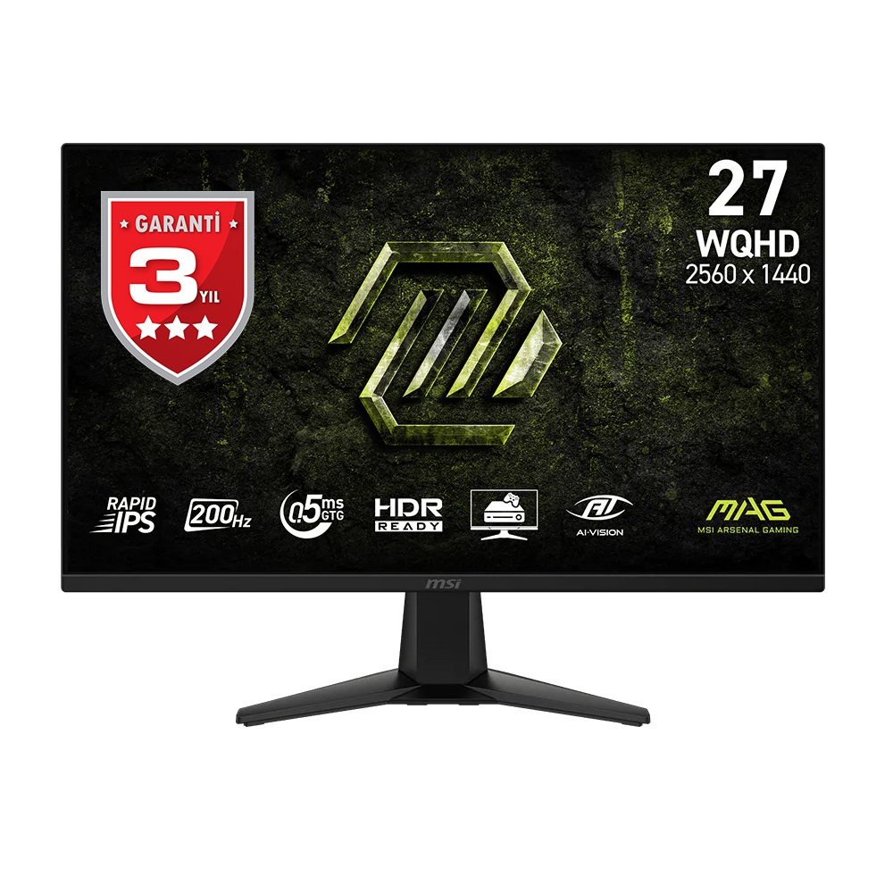 27" MSI MAG 275QF E20 0.5ms 200Hz 2560x1440 2xHDMI DP IPS Flat Gaming Monitör- MAG 275QF E20 27" MSI MAG 275QF E20 0.5ms 200Hz 2560x1440 2xHDMI DP IPS Flat Gaming Monitör - MAG 275QF E20
