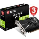 MSI 2GB GEFORCE GT 1030 AERO ITX 2GD4 OC [64Bit] DDR4 HDMI DVI - GEFORCE GT 1030 AERO ITX