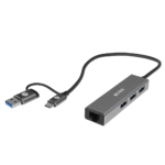 S-LINK SW-U332 Type-C - USB3.0 1000Mbps 3 Port Usb Gigabit Ethernet Adaptör / SW-U332-KAR64715 - Görsel 2