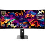 34" MSI MPG 341CQR QD-OLED X36 0.03ms 360Hz 3440x1440 HDMI DP Type-C Curved Gami - MPG 341CQR QD-OLED X36