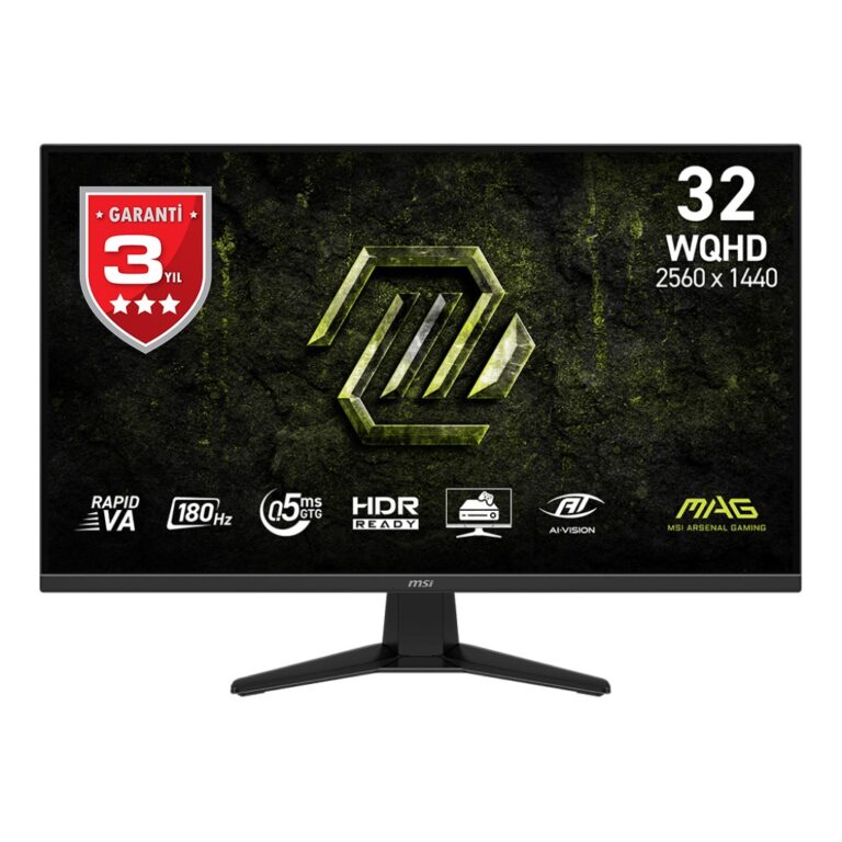 31.5" MSI MAG 325QF E18V 0.5ms 180Hz 2560x1440 2xHDMI DP VA Flat Gaming Monitör - MAG 325QF E18V