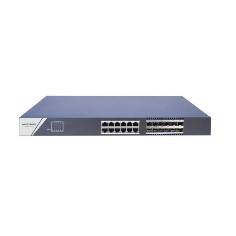 Hikvision DS-3E0524TF(B) 24Port Gigabit 12xGE +12xSFP Port Yönetilemez Switch - DS-3E0524TF(B)